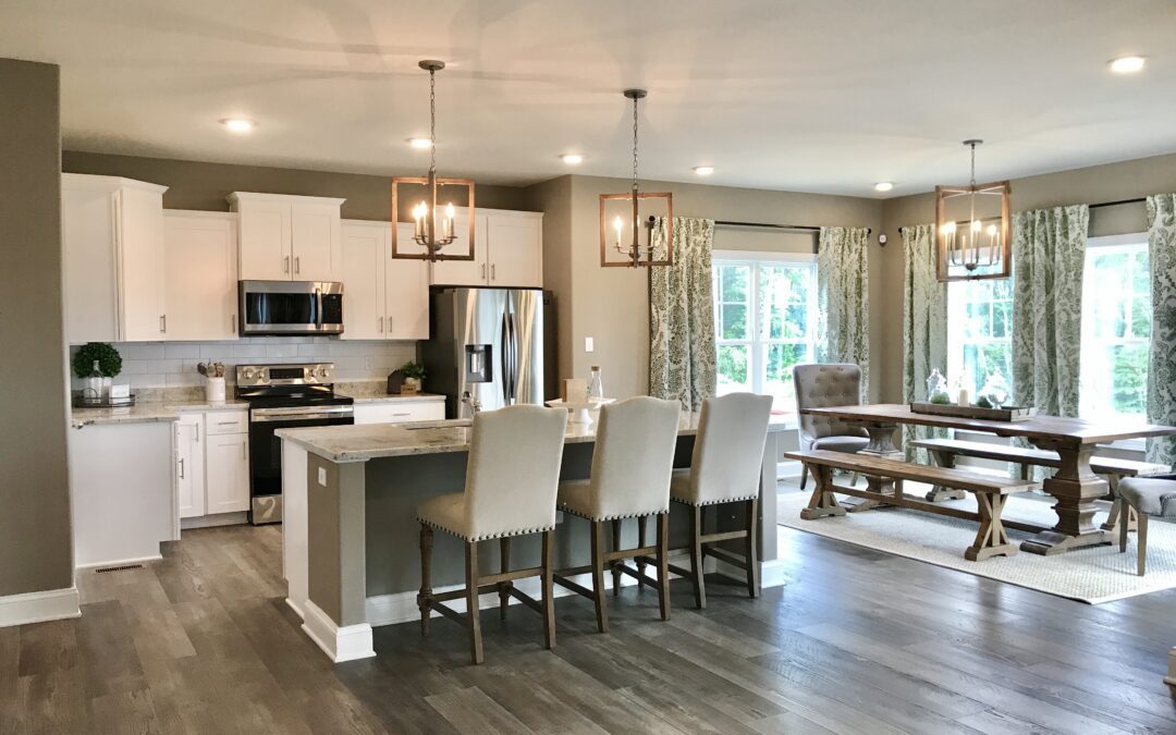 Willow by Boyd Homes kitchen and sunroom