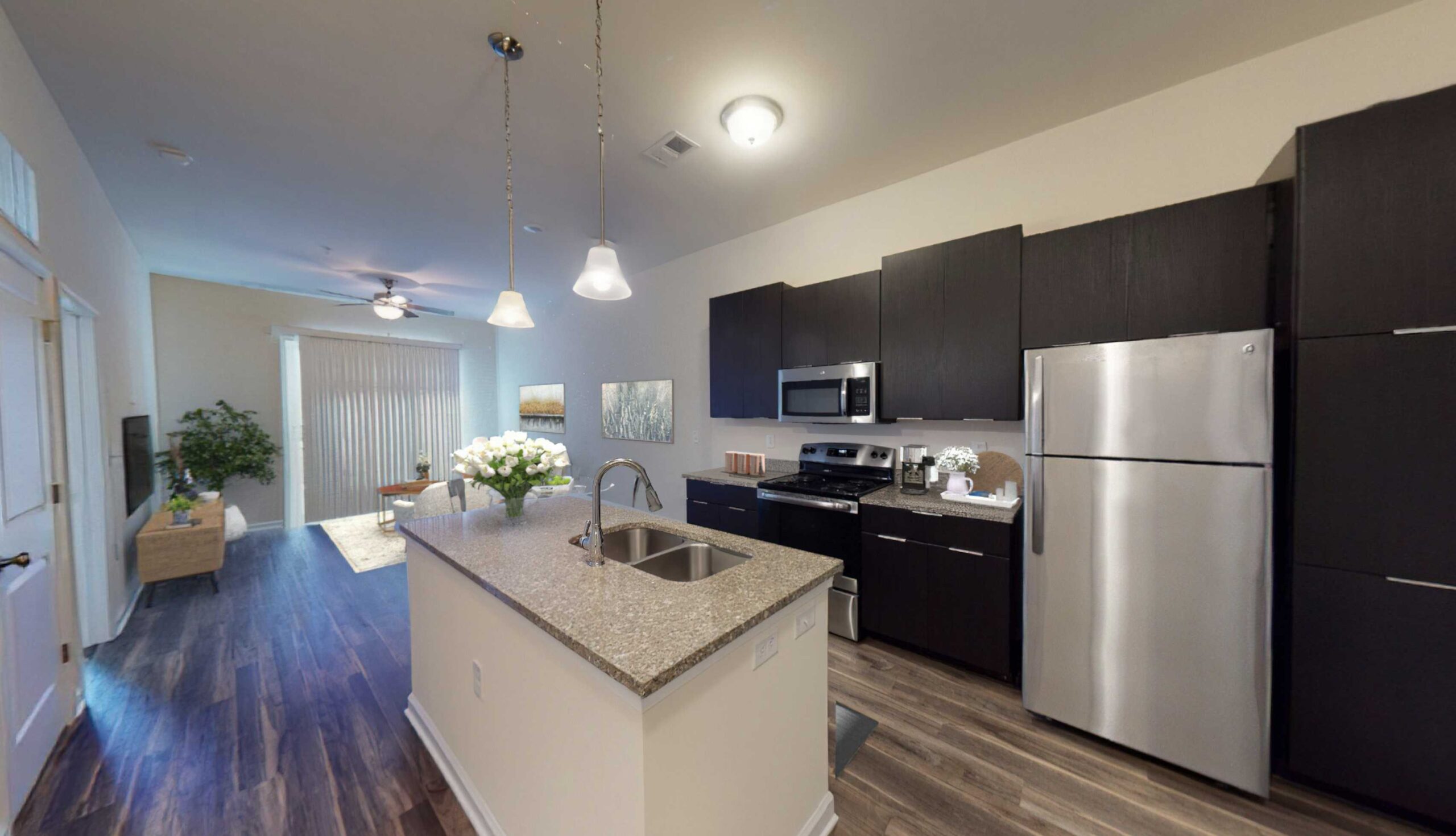 Nexus-A1-1bed-1bath-kitchen Nexus A1 1 bedroom 1 bath 739 sqft kitchen