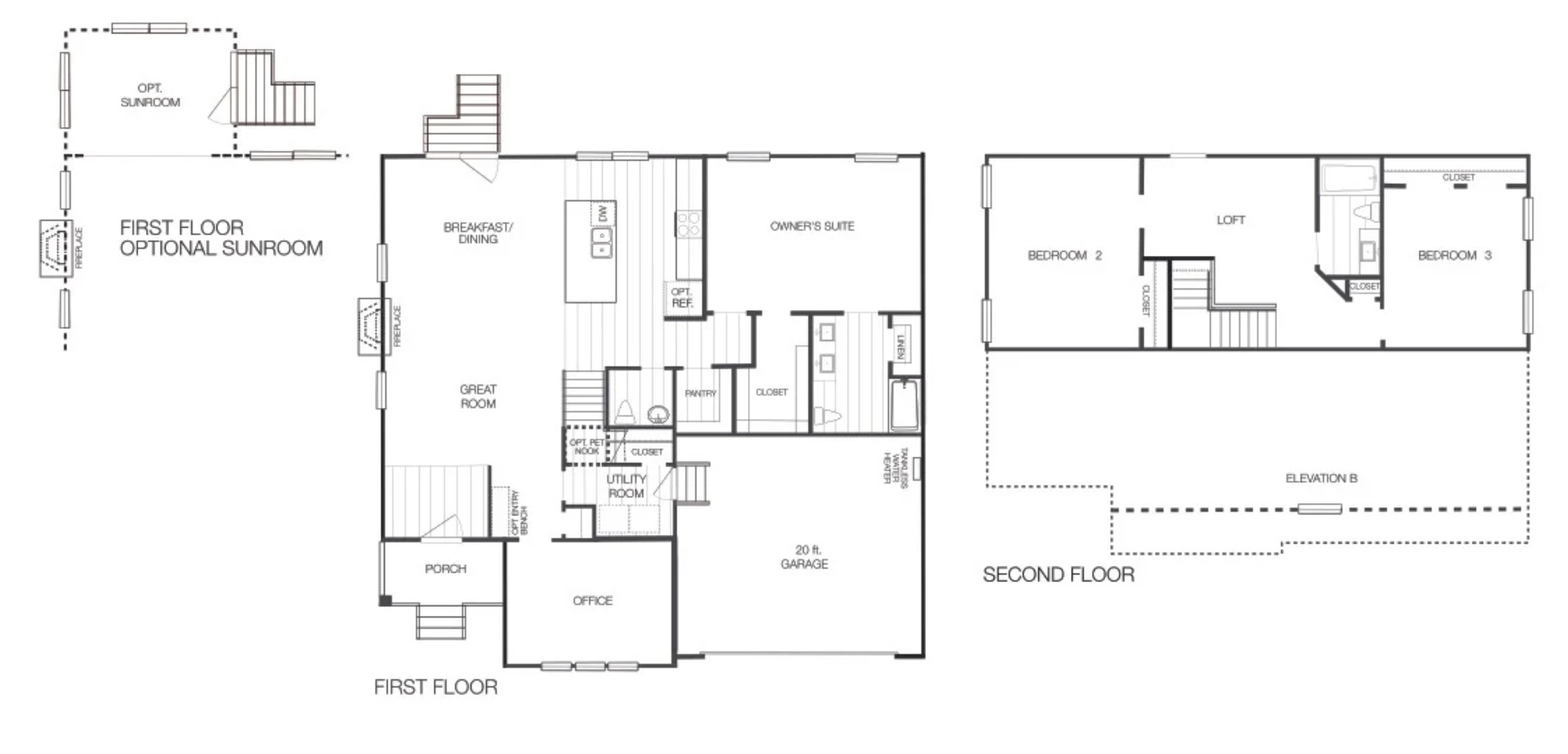 Juniper-lot13-sec-6-floorplan Juniper lot 13 section 6 floor plan of a new home for sale in Castleton community by Boyd Homes.
