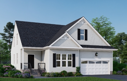 Rendering of the Juniper A Elevation 3 bedroom, 2.5 bath house by Boyd Homes