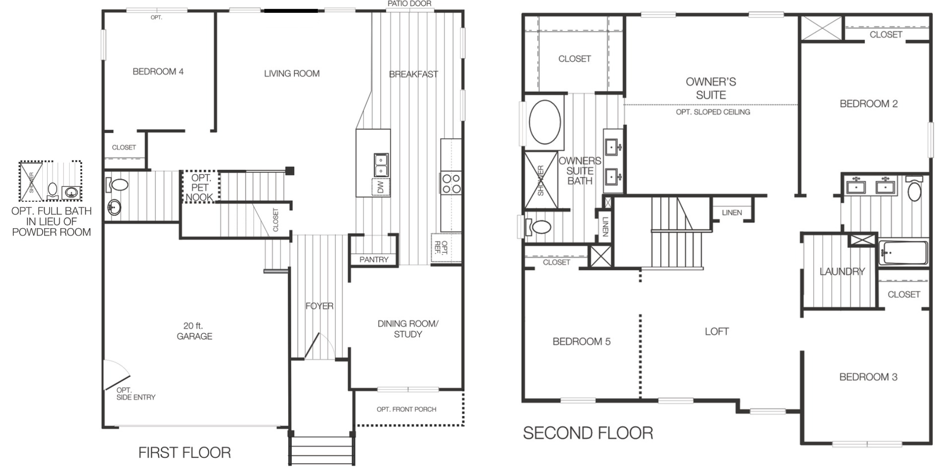 elmsted-67-6 Floor plan for the Elmsted lot 67 section 6 for sale in Castleton by Boyd Homes.