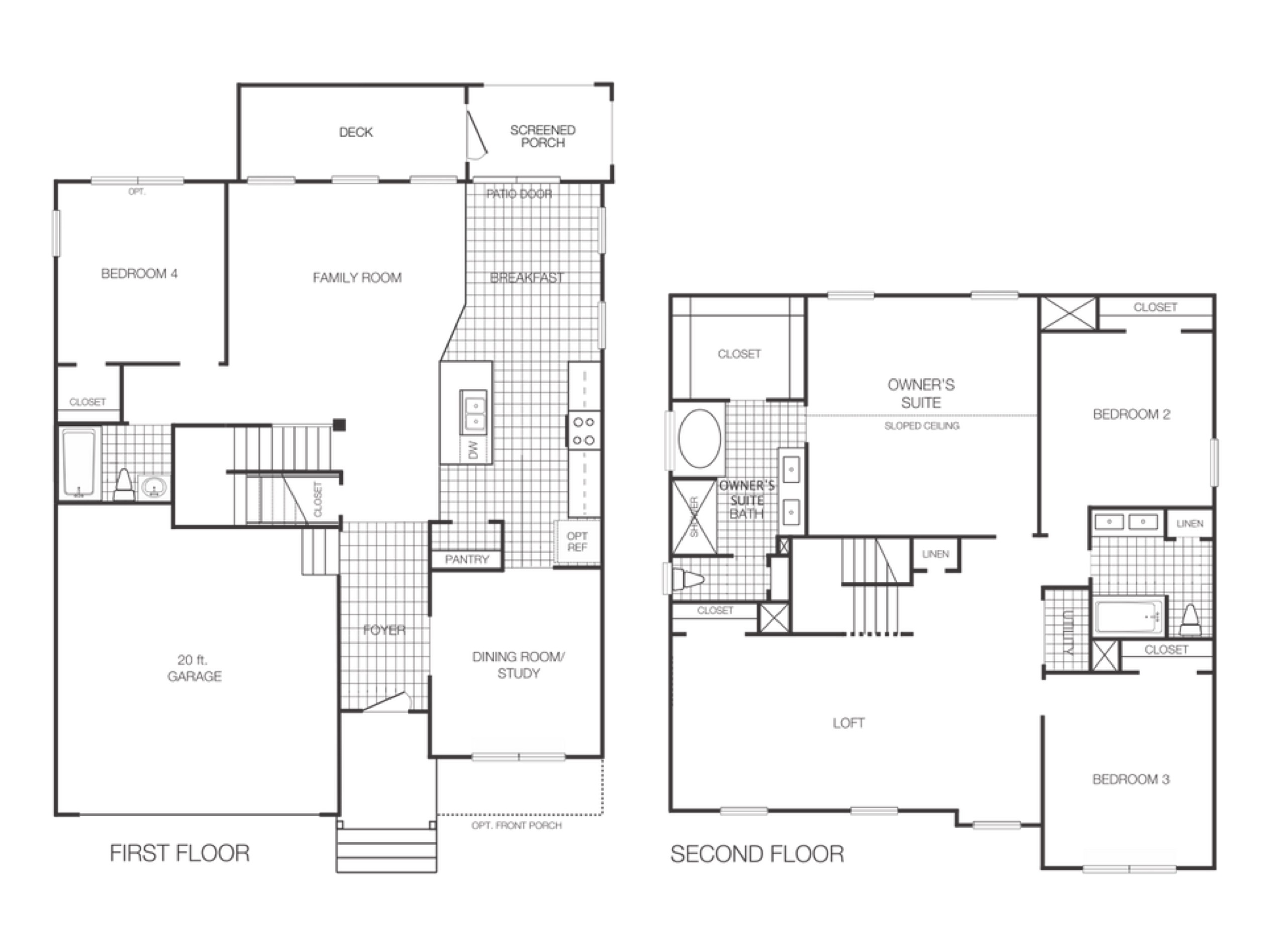Camden Plantation lot 4 Elmsted house for sale by Boyd Homes in North Carolina.
