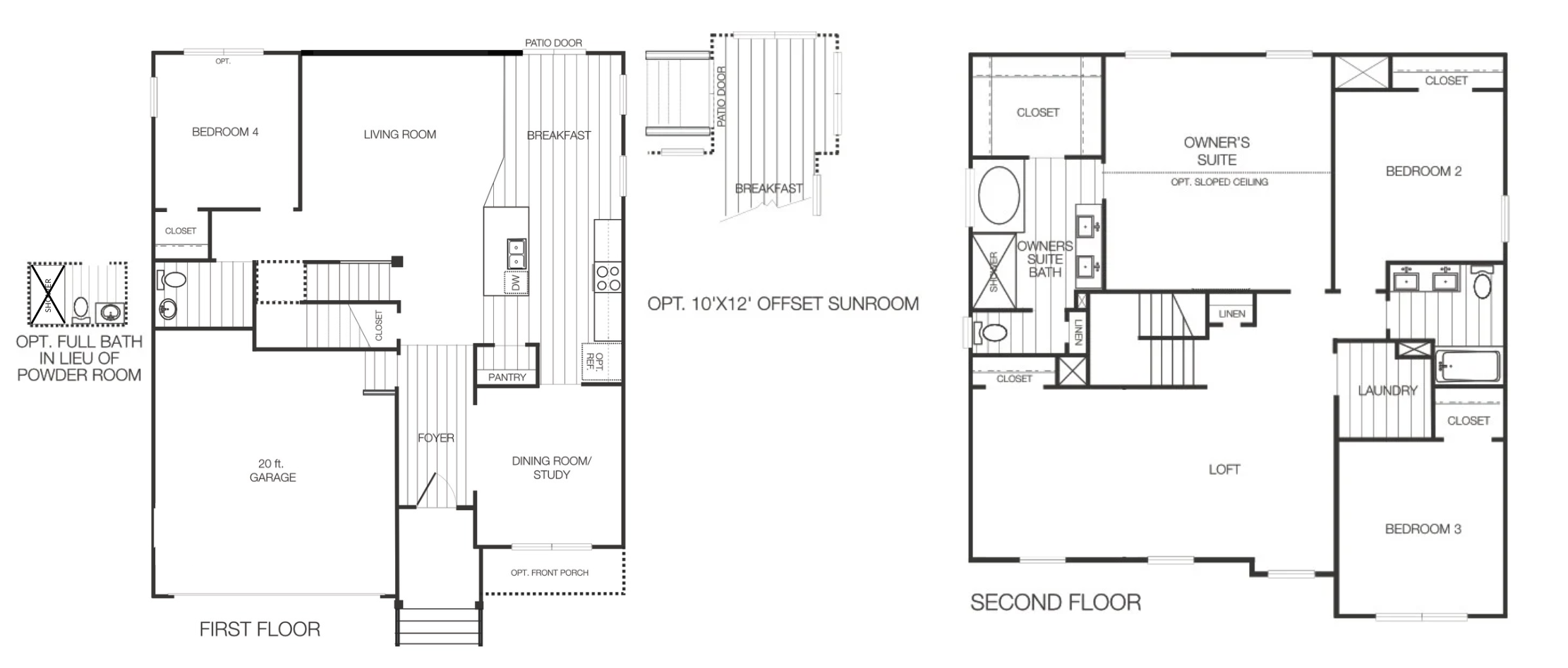 elmsted-4-6 Floor plan for the Elmsted lot 2 section 6 for sale in Castleton by Boyd Homes.