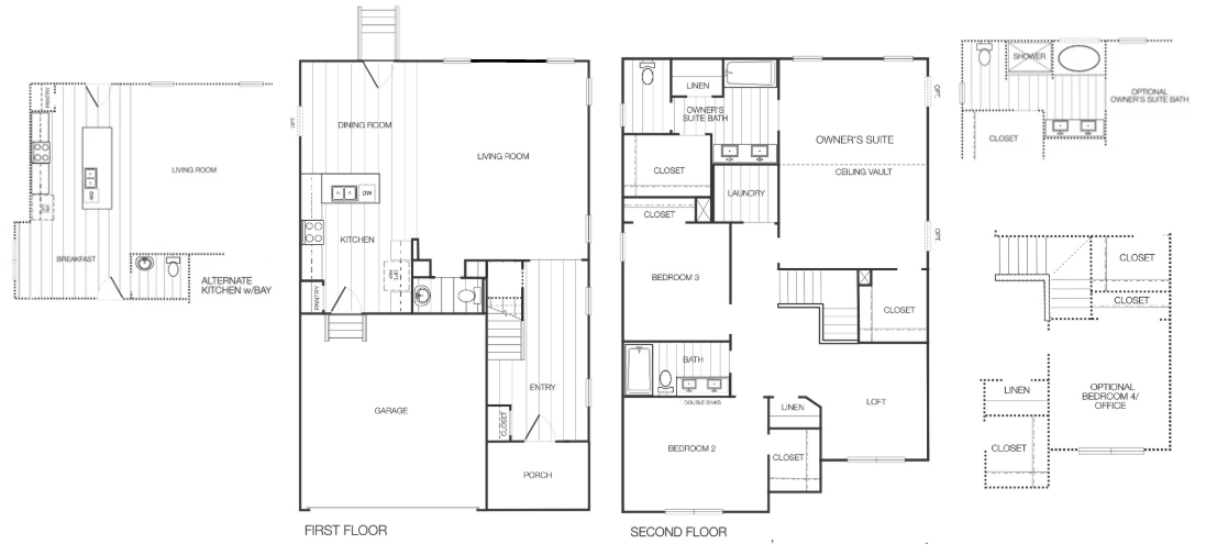 aspen-1-6 Floor plan for the Aspen lot 1 section 6 for sale in Castleton by Boyd Homes.